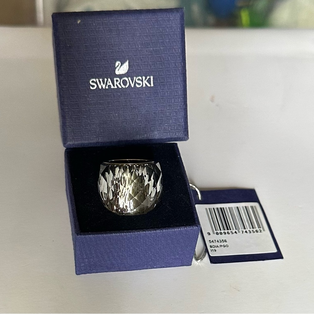 Swarovski Nirvana ring size 52 grey grey 846388